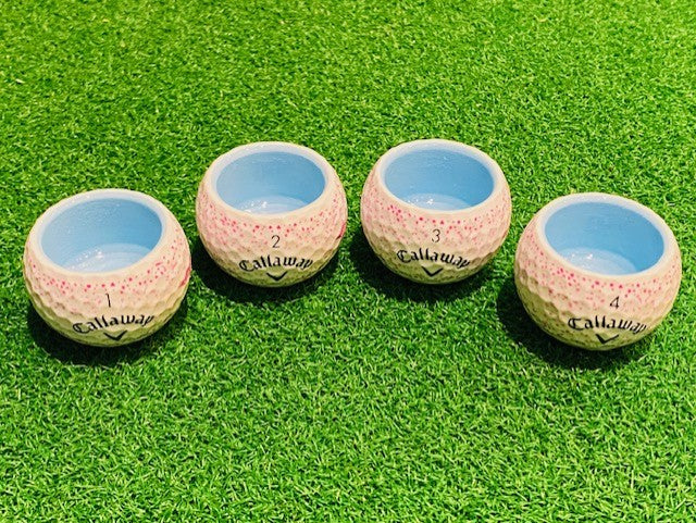 Set - 4er - Birdie Juice Shots - Callaway SUPERSOFT SPLATTER PINK