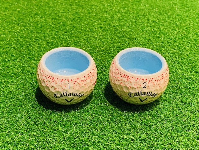 Set - 2er - Birdie Juice Shots - Callaway SUPERSOFT SPLATTER ROT