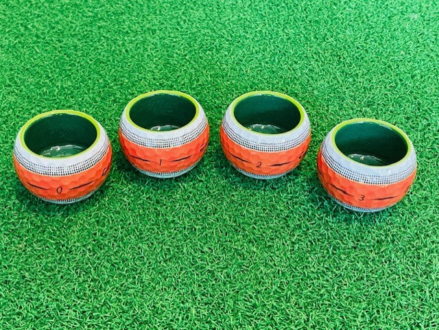 Set - 4er - Birdie Juice Shots - Taylormade TOUR RESPONSE STRIPE ORANGE