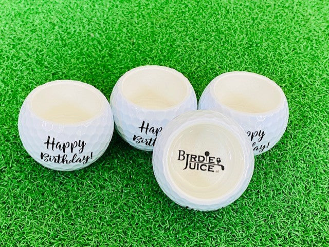 Set - 4er - Birdie Juice Shots - Callaway SUPERSOFT Happy Birthday