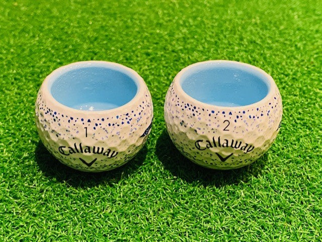 Set - 2er - Birdie Juice Shots - Callaway SUPERSOFT SPLATTER BLAU