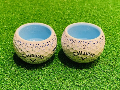 Set - 2er - Birdie Juice Shots - Callaway SUPERSOFT SPLATTER BLAU