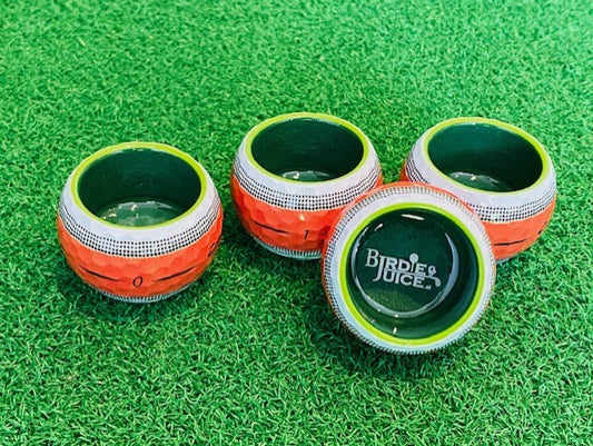 Set - 4er - Birdie Juice Shots - Taylormade TOUR RESPONSE STRIPE ORANGE