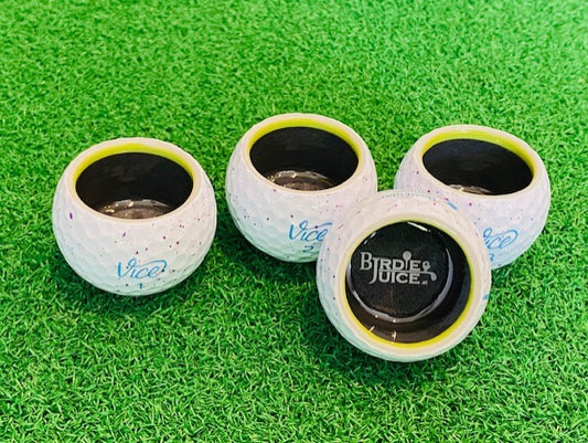 Set - 4er - Birdie Juice Shots - Vice PRO PLUS "CHECKED YOUR BALLS?"