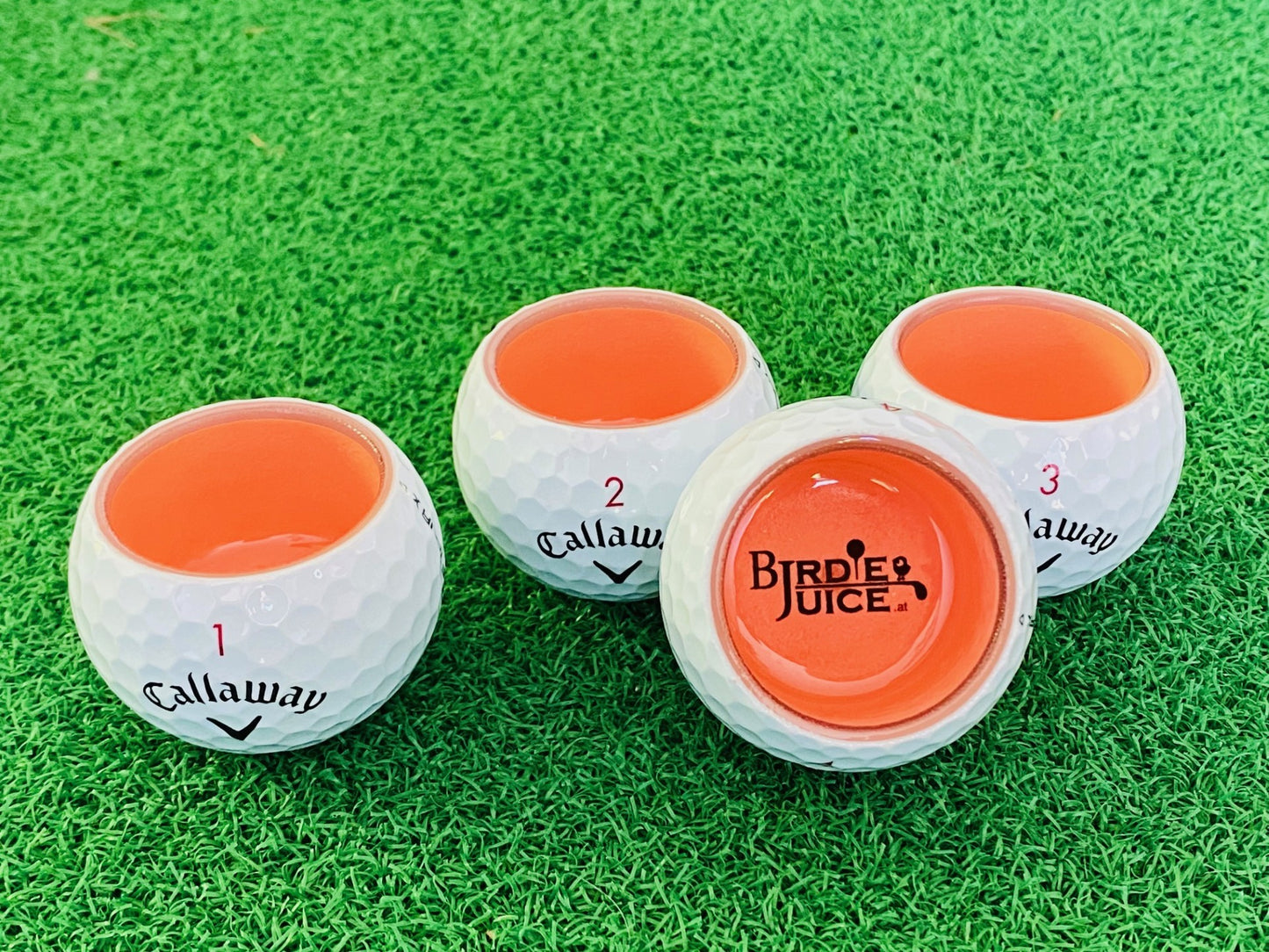 Set - 4er - Birdie Juice Shots - Callaway CHROME TOUR X